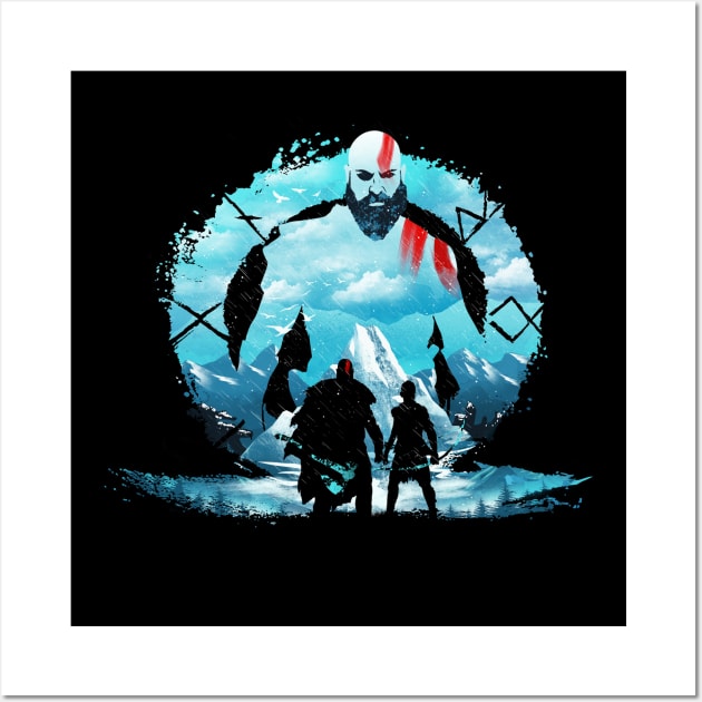 Kratos Landscape Wall Art by DANDINGEROZZ